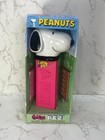 Vintage Giant Large Pez Peanuts Snoopy 12  Musical Dispenser Pink White New