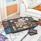 Puzzle Table With 6 Covered Drawers Portable 3d Puzzle Mat Sorting