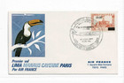 Two Covers  Premier Vol Lima-manaus-cayenne-paris  Air France   Brazil And Peru 