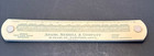 1923 Adams  Merrill   Co Hartford Ct Ny Stock Exchange Celluloid Blotter Ruler
