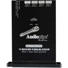 Audiopipe Eq-47bmoto 4-band 1 2-din Car Graphic Equalizer 7 Volt Line Driver New