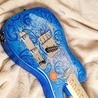 New Blue Paisley Electric Guitar Solid Body Maple Fretboard neck S-s Pickups
