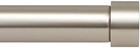 Drapery Curtain Rod 1 Inch Telescoping 48 To 86 Inches Satin Nickel Wall Mount