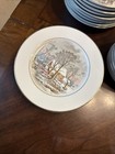 41 Pc Avon 1981 Currier And Ives Winter Snow Scene Porcelain Dishes  