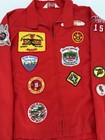 Boy Scouts Of America Official Red Cotton Jacket Patches For Ohio 1970s Bsa