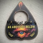 Haunted Active Spirit Ouija Board Planchette Curse Baphomet Below Abandon Found3
