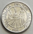 San Marino 5 Lire 1974 - Hedgehog - Uncirculated