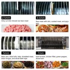 Meat Cutting Machine 330lbs h Electric Meat Cutter Slicer 7mm Blade 850w