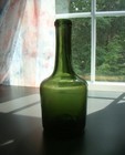 Antique Olive Green 1880 s Liquor-whiskey Bottle