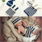Newborn Baby Girl Boy Crochet Knit Costume Photo Photography Prop Hats Outfits