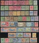Bahamas Early Postage Stamp Collection British Commonwealth Used Mint Lh