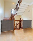 2 Pack Retractable Mesh Baby Gate Dog Gate 33x55 Safety Gate Gray Indoor