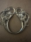 True Art Nouveau Sterling Silver Repousse