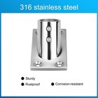 Odysunral Boat Handrail Base 316 Stainless Steel 60   2-pack