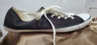 Aris Allen Dance Shoes Canvas Captoe Swing Dance Mens Sz 11 Black 8012-bk Euc 