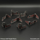 Wh40k 11th Ed Gw Layout Full Terrain Set  industrial   38pcs  - Unpainted