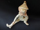 Vintage Retro 60s Pixie Elf Porcelain Figurine Japan Napco  3  X 3 5 