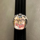 The Monkees  Flasher Flicker Ventricular Toy  Ring  1960s Vintage