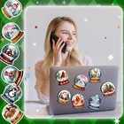 Motipuns Diamond-2 30 Pcs Christmas Colorful Crystal Ball Diamond Art Magnet