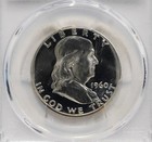 1960 Franklin Proof Silver Half Dollar Pcgs Pr-66