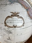 Vintage Replogle World Classic Series Globe 12    Diameter Wood Base Raised Mtns