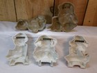 Lot Of 5 Vintage Assorted Burwood Products Teddy Bear Wall Hangings