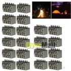 5-100pc Survival Emergency Camping Fire Starter Flint Metal Match Lighter Hiking