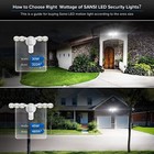 10 000lm Floodlight Led Motion Sensor Outdoor Security Light Wall Mounted Sansi