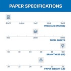 Hammermill Copy Paper 100 Brightness 28lb 8-1 2 X 11 Photo White 2500 carton