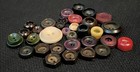 Vtg 32 Bakelite Early Plastics Stackable Buttons Lot  13