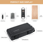 Travel Humidor Box With Cigar Accessories - Spanish Cedar  Humidifier  Cutter  S