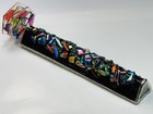 Goldsmith Kaleidoscope 9  Abstract Layers  Fused Dichroic Stained Glass  2 Disks