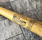 Vintage Wilson A1300 Power Fusion Famous Players Mickey Mantle Wood Baseball Bat