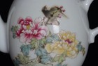 7 2    Old Chinese   The Republic Of China Flower And Bird Patterns Porcelain Pot