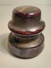 Locke Usa Ceramic Insulator-brown-telegraph-telephone-antique-glazed