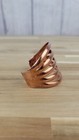 Vintage Wide Five Band Solid Copper Cuff Bracelet