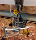 Set Of 2 Hard Rock Cafe Honolulu 8 5    Tall Pilsner Beer Glass