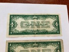 Lot Of 3 1928  1 One Dollar Bill Silver Certificate Blue Seal Funny Back Antique