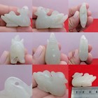 Ancient 2000  Years Old Sassanian Carved Jade Bird Amulet