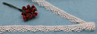 Antique French Bobbin Lace Trim Ribbon Cotton Dentelle Du Puy En Velay Vintage
