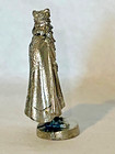 Signed Perth Pewter Miniature Art King Arthur Gaming Fantasy Figure Vintage