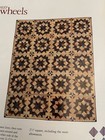 Buggy Wheels Quilt Top Kit  Vintage Looking Pattern And Quilt Fabrics 69 X 86 
