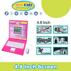 Tech Kidz Toy Computer Laptop Computer 80 Challenging Learning Activities  pink 