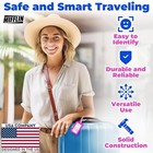 -usa Luggage Tags  assorted  6 Pk   Bag Tag For 000-00 I  6 Pack - Assorted