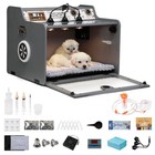 Coziwow Pet Brooder Box Pet Incubator For Puppie Temperature Controlled W  Lamp