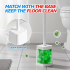2pack Toilet Bowl Brush And Holder Set - Restroom Cleaning Supplies
