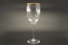Lenox Eclipse Wine Glass Crystal Stemware Gold Trim 7 5  Vintage Usa C