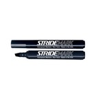 Stride Stridemark Tank Permanent Marker  Broad Chisel Tip  Black  12 pack