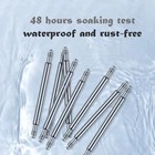 10 Pcs Watch Spring Bar Pins Watchband Stainless Steel -diameter 1 5mm Or 1 8mm