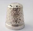 Antique 1923 Sterling Silver Sewing Thimble 18 Henry Griffith   Sons
